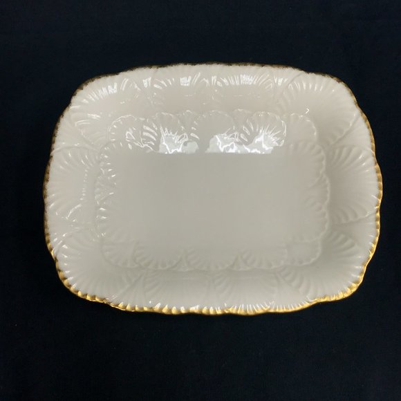 Vintage Lenox Hors d'Oeuvres Dish and Candy Dish with 24K Gold Trim - Picture 3 of 12